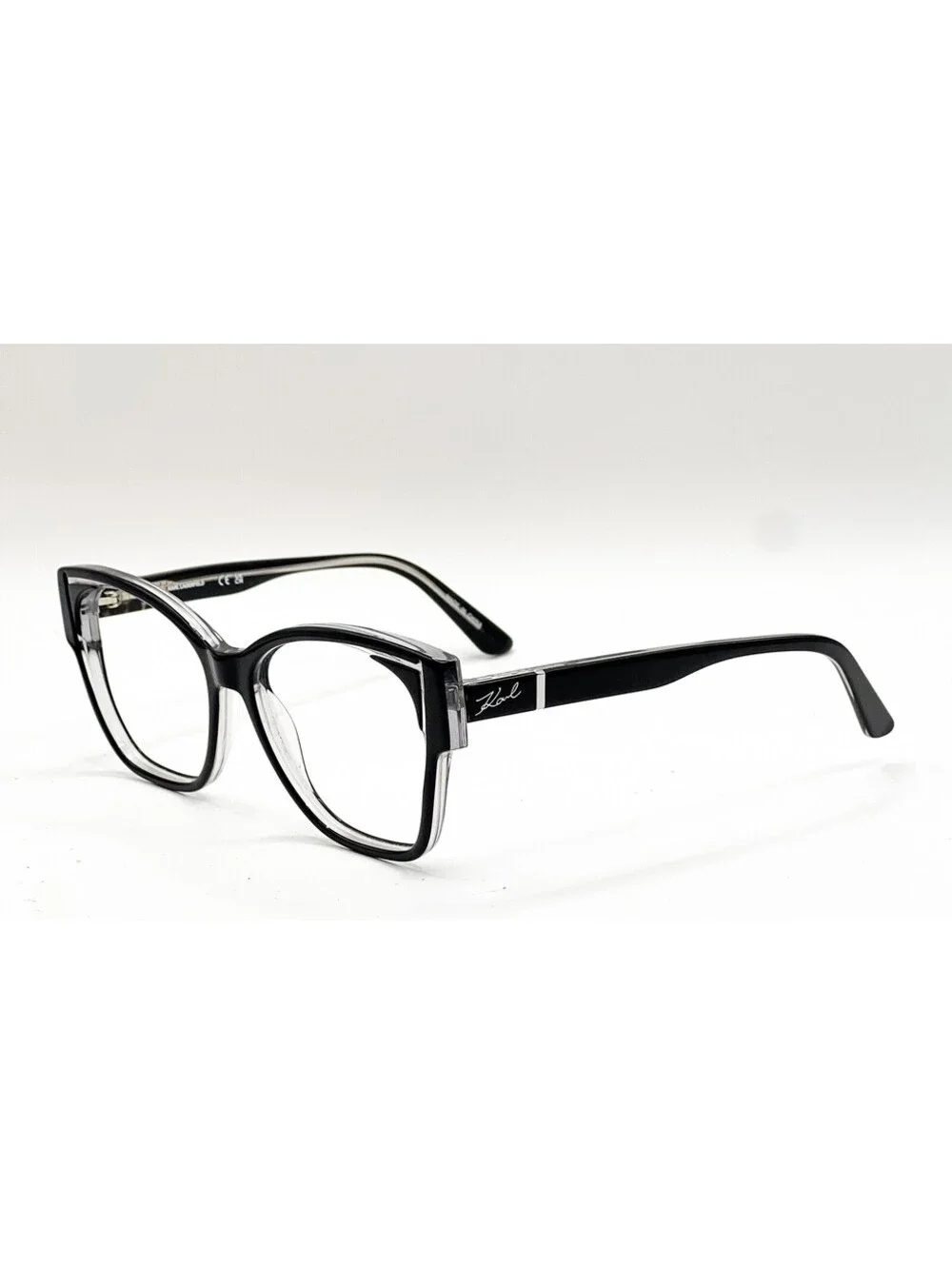 Karl Lagerfeld KL6069S 005 Black Crystal Cat Eye Authentic Eyeglass Frames 54-16